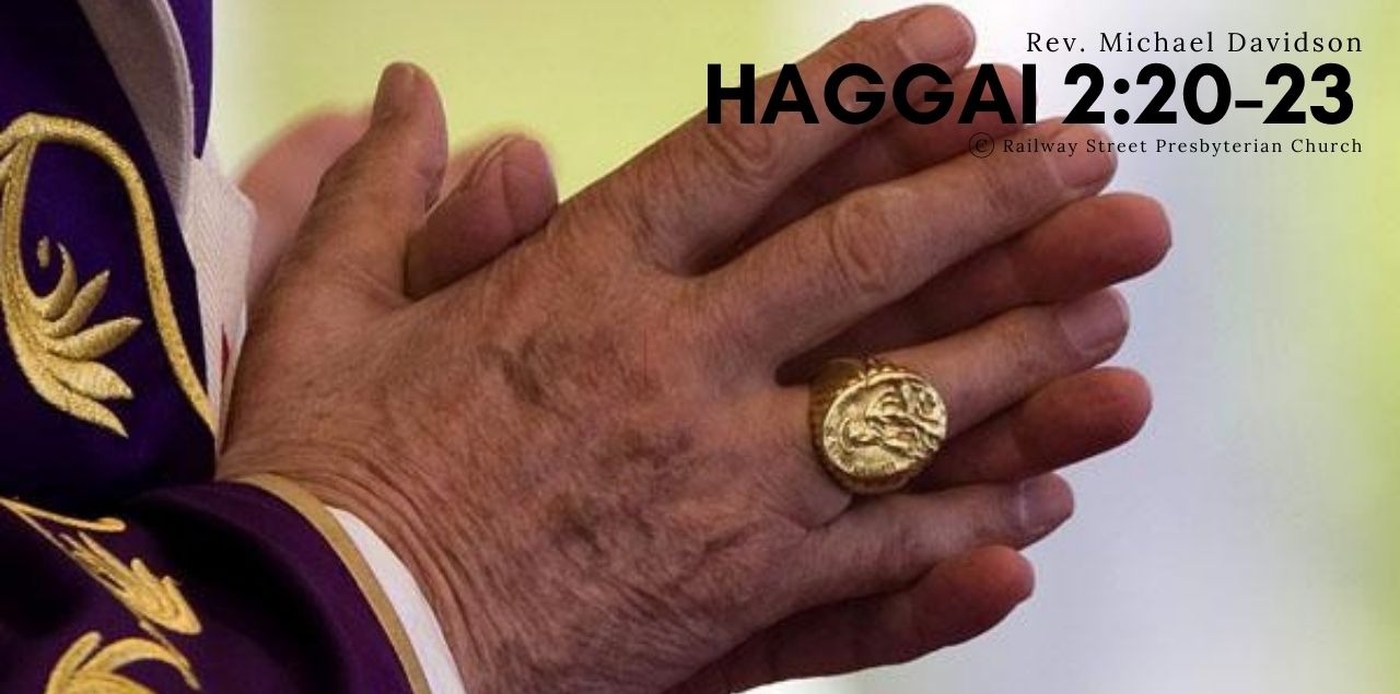 Haggai 2:20-23